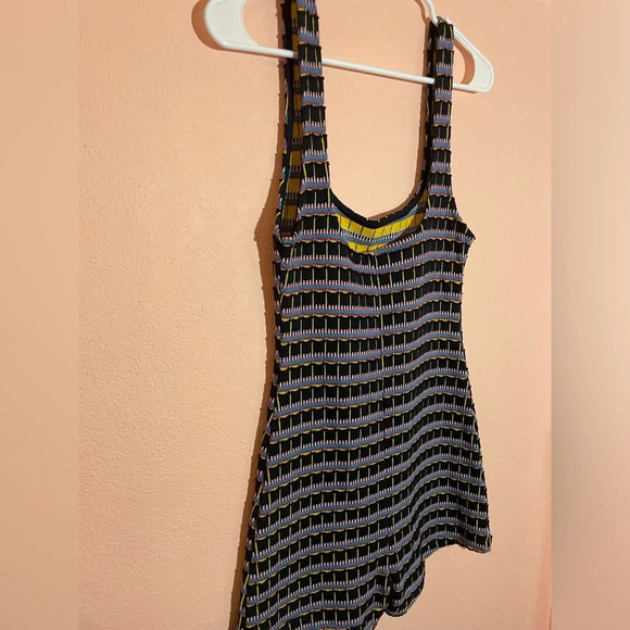 Zara Jacquard Knit Multicolor Sleeveless Boho Romper size M - Picture 8 of 14